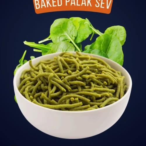 Baked Palak Sev